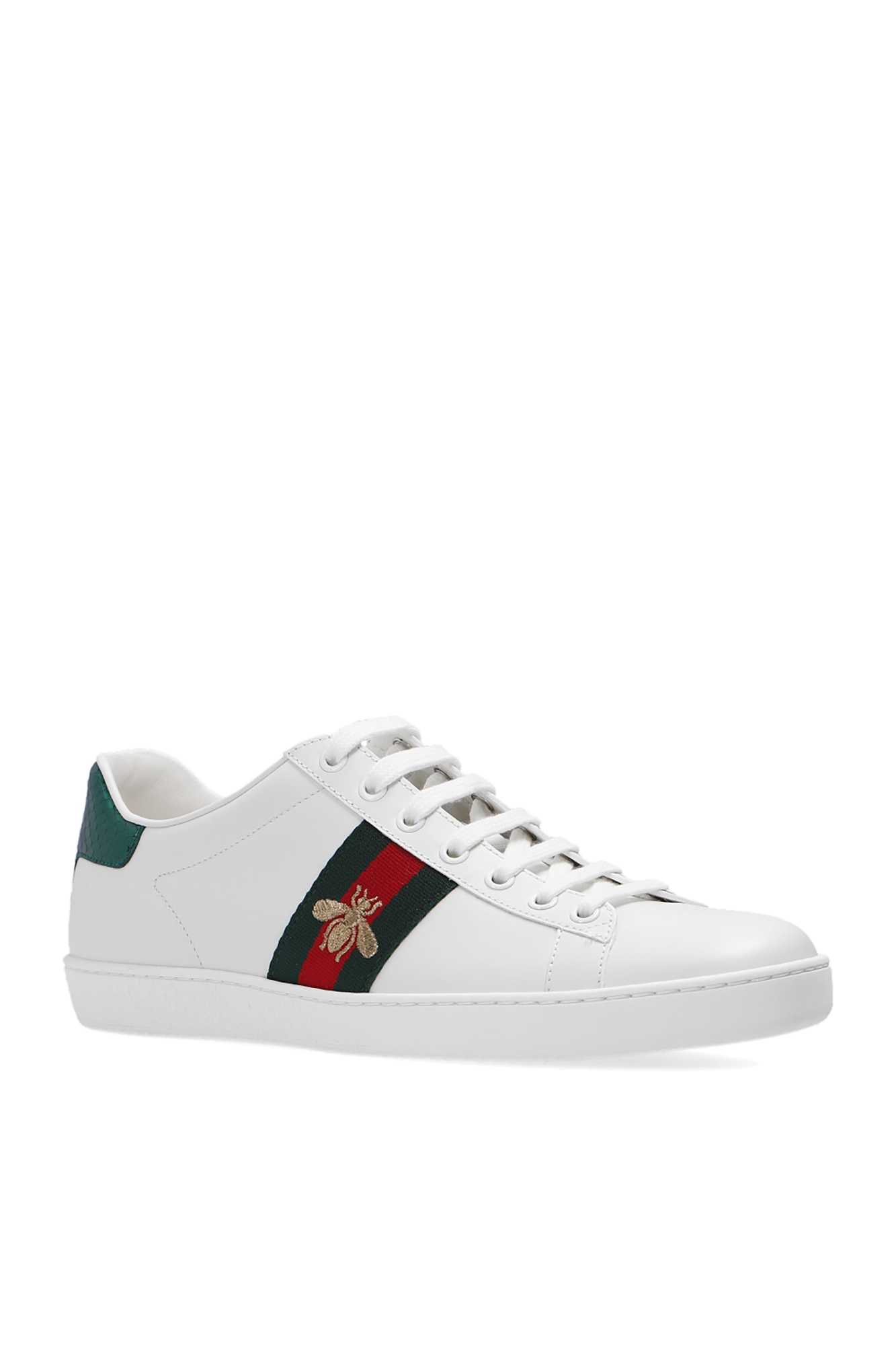 White 'Ace' leather sneakers Gucci - Vitkac Italy